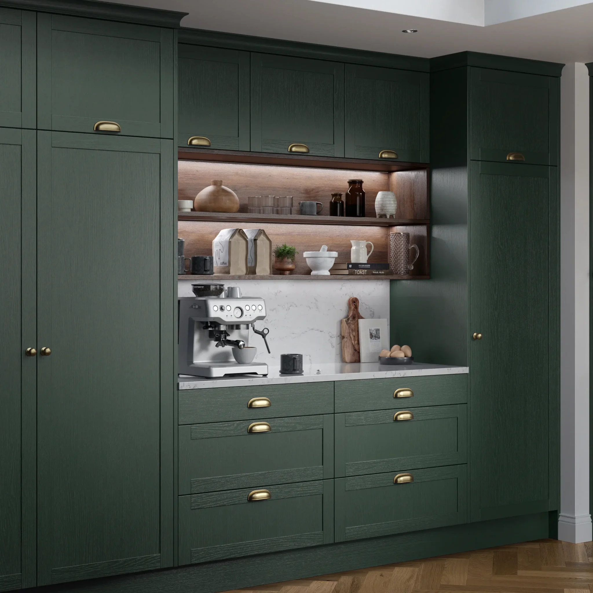 harlem kitchen legno evergreen cameo