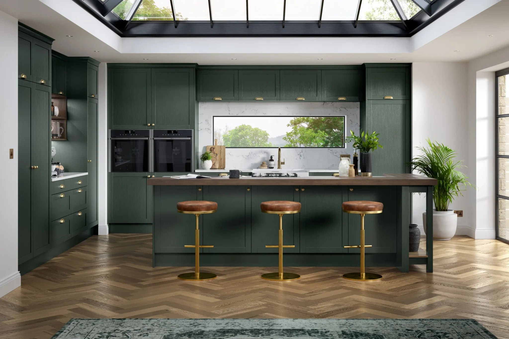 harlem kitchen legno evergreen