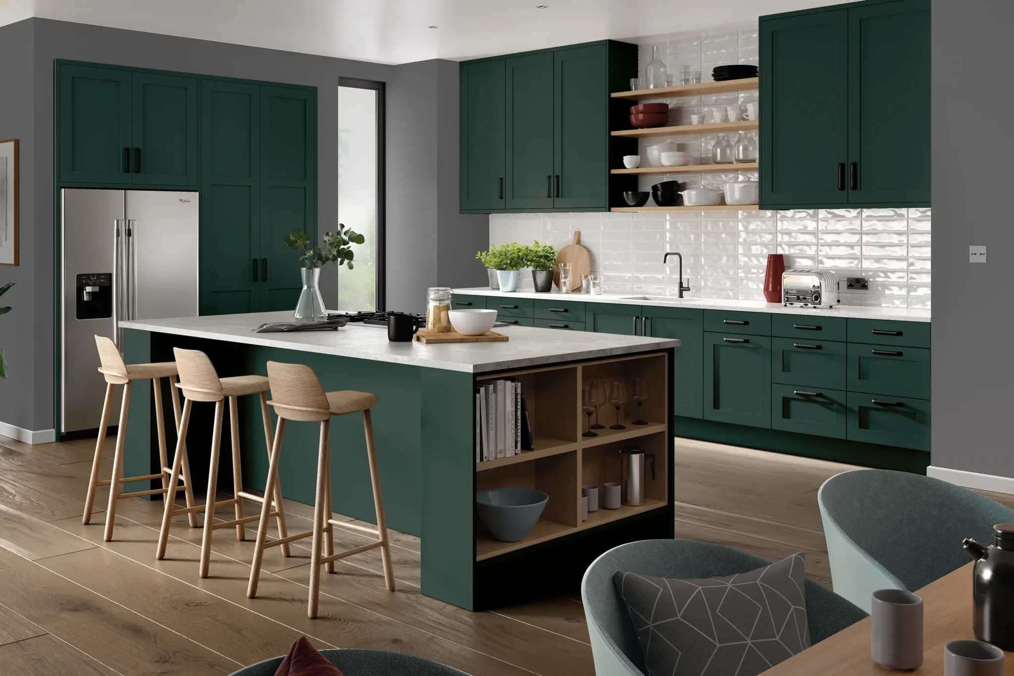 melrose kitchen heritage green